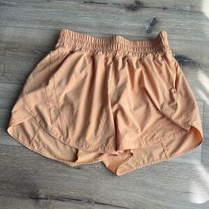 Lululemon Track That Shorts 5” inseam in Monarch Orange size 8